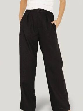New Baltic Born Malin Wide Leg Pants - Women's Large - Black